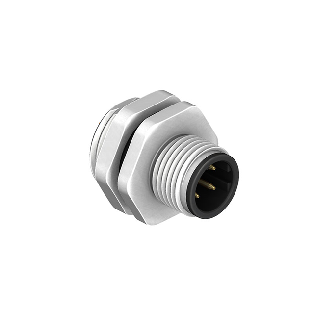 CONN RCPT MALE 4POS SOLDER CUP