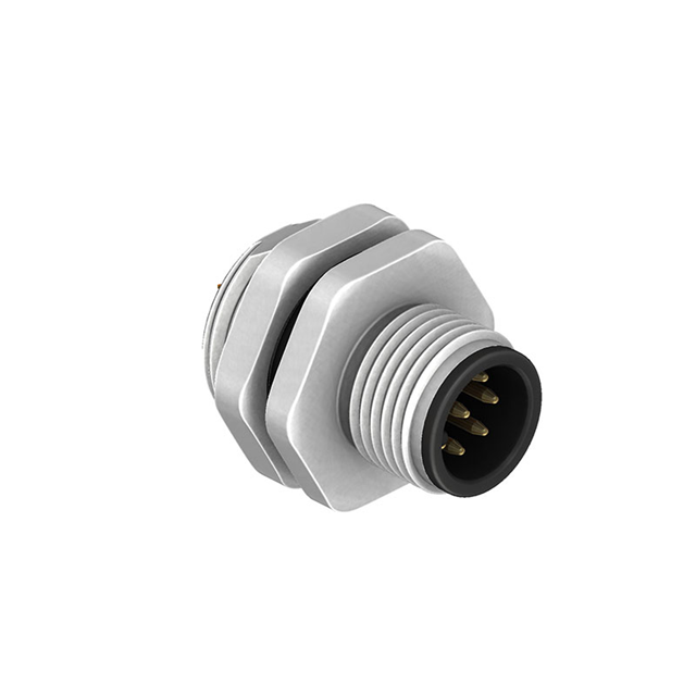 CONN RCPT MALE 8POS SOLDER CUP