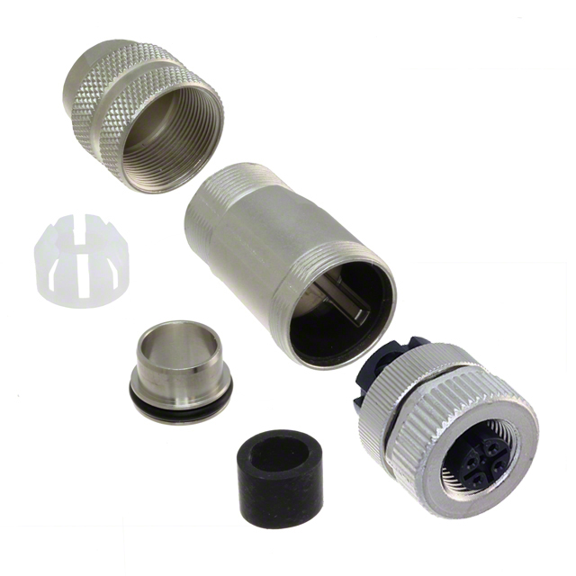 CONN PLUG FMALE 4POS GOLD SCREW