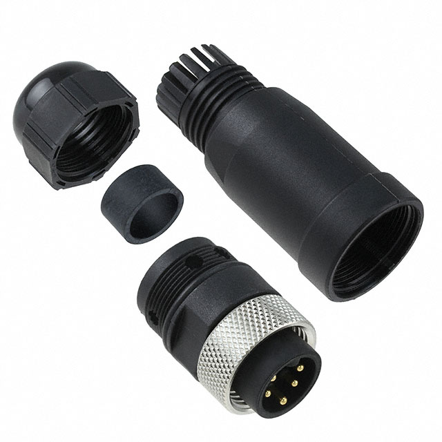 CONN PLUG MALE 5POS GOLD SCREW