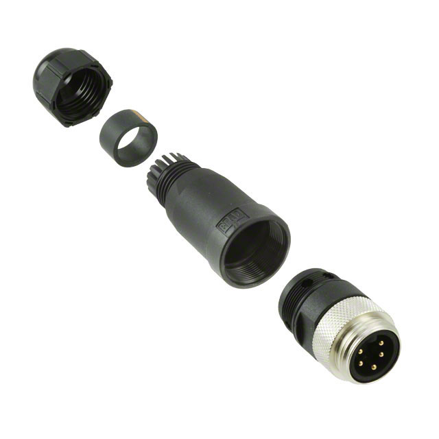 CONN RCPT MALE 5POS GOLD SCREW