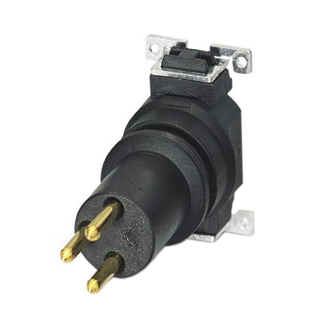 CONN MALE INSERT 3POS SOLDER