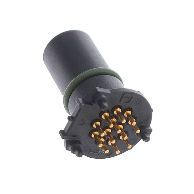 CONN FMALE INSERT 12POS SOLDER