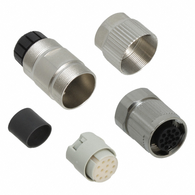 CONN RCPT FMALE 12P AXIAL PIERCE