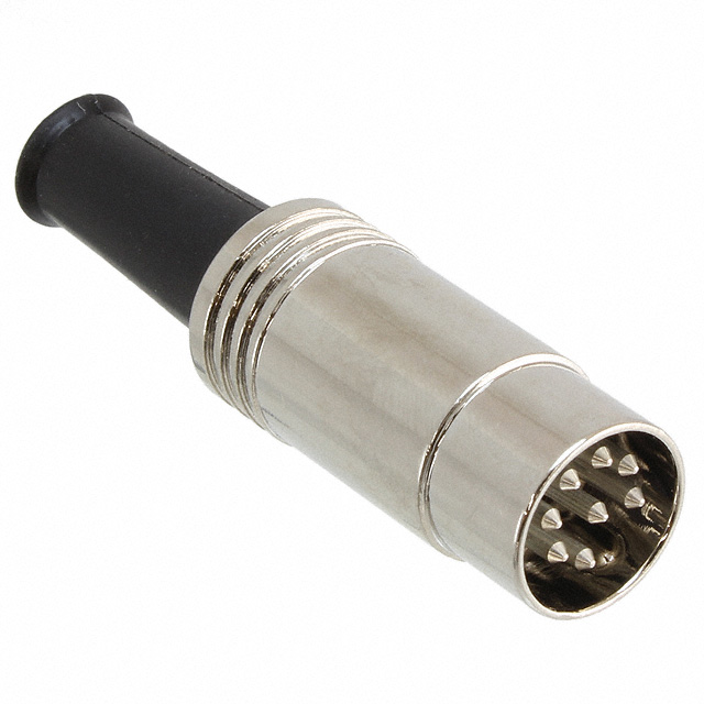 CONN PLUG MALE DIN 8POS SOLDER
