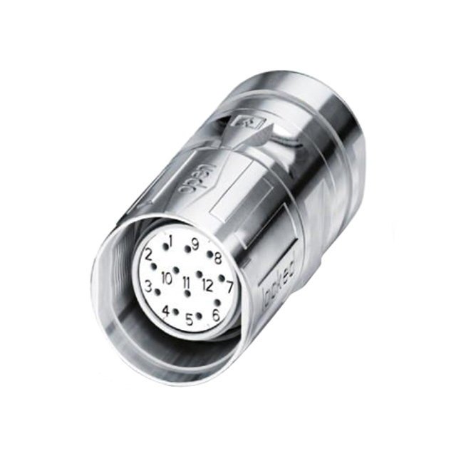 CONN PLUG FMALE 12P SOLDER CUP