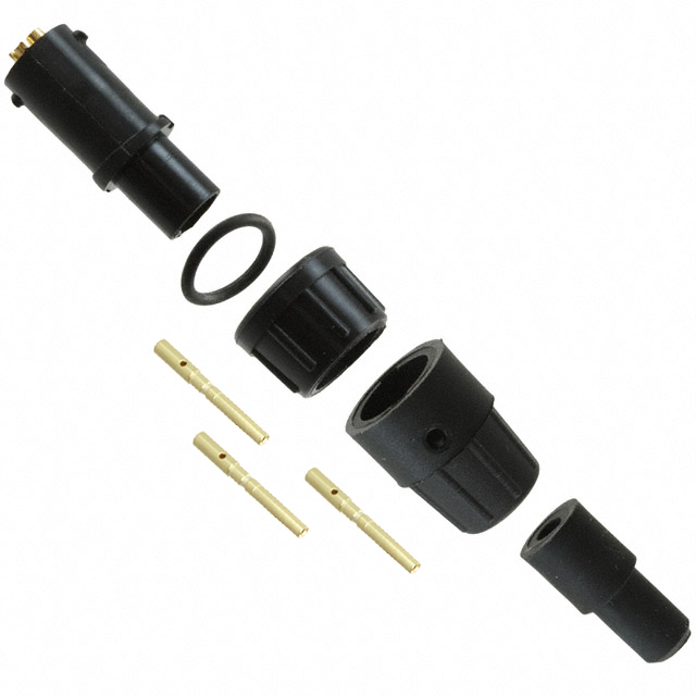 CONN PLUG FMALE 3POS GOLD CRIMP