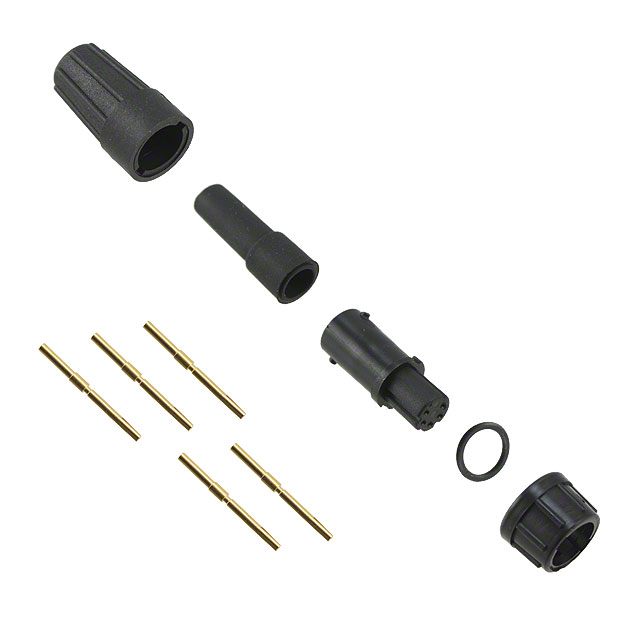 CONN PLUG FMALE 5POS GOLD CRIMP