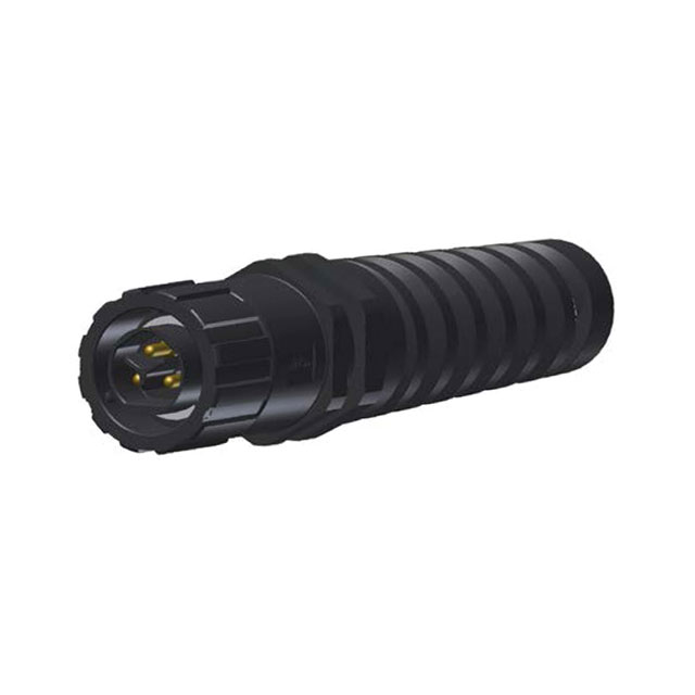 CONN PLUG MALE 3POS GOLD CRIMP