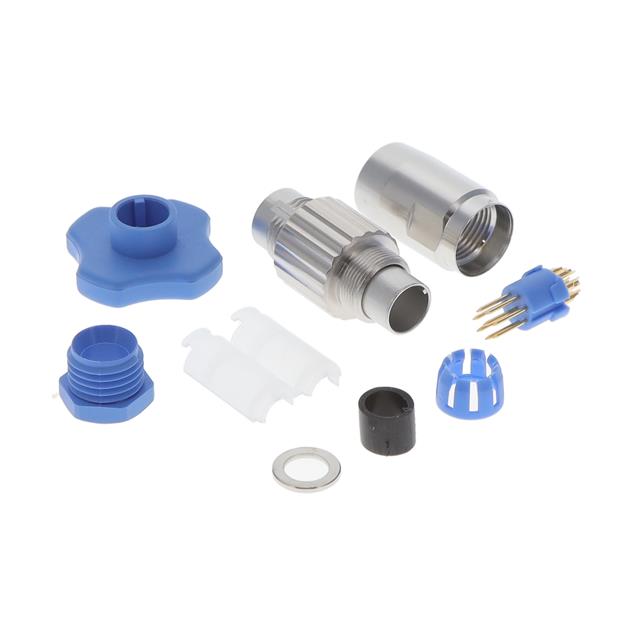CONN PLUG MALE 8POS SOLDER CUP
