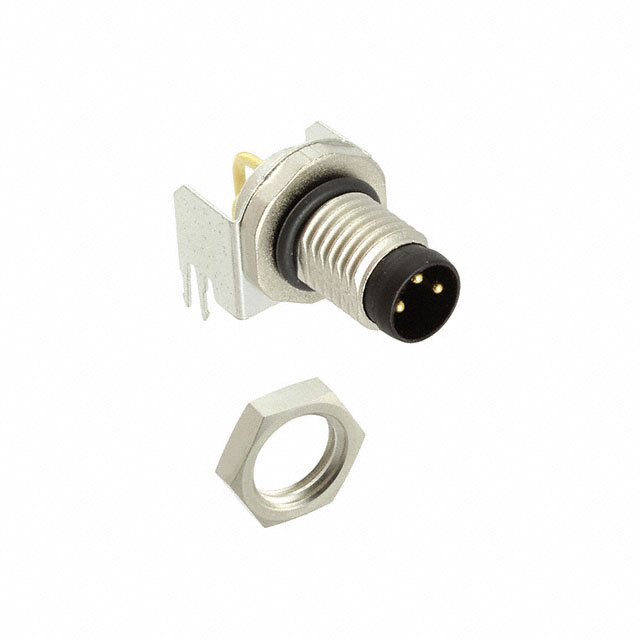 CONN PLUG MALE 3POS GOLD SOLDER