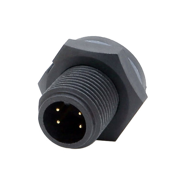 CONN RCPT MALE 4POS SOLDER CUP