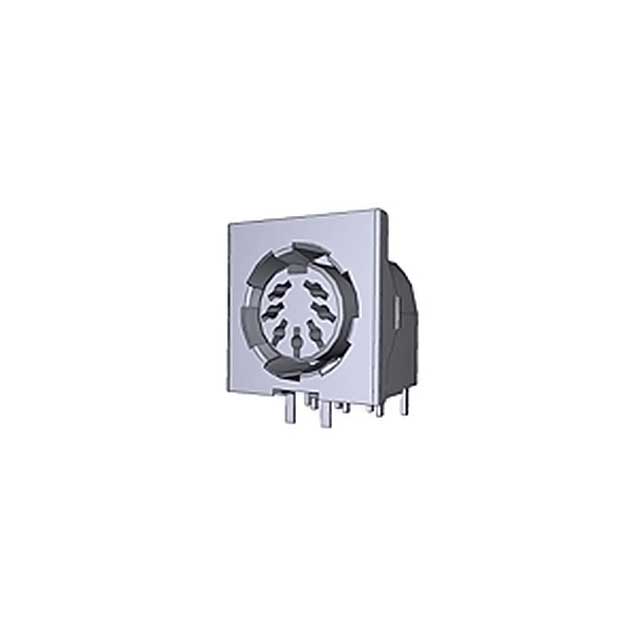 CONN RCPT FMALE DIN 7POS SOLDER