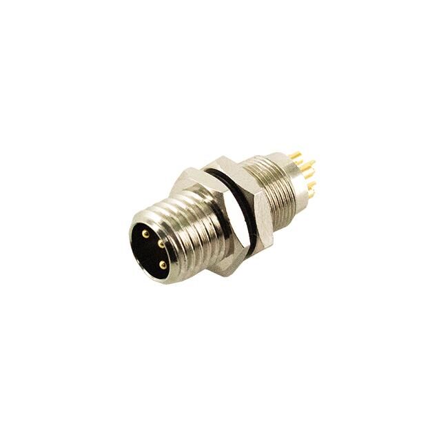 M8 A-CODE RECEPTACLE, 3PIN MALE
