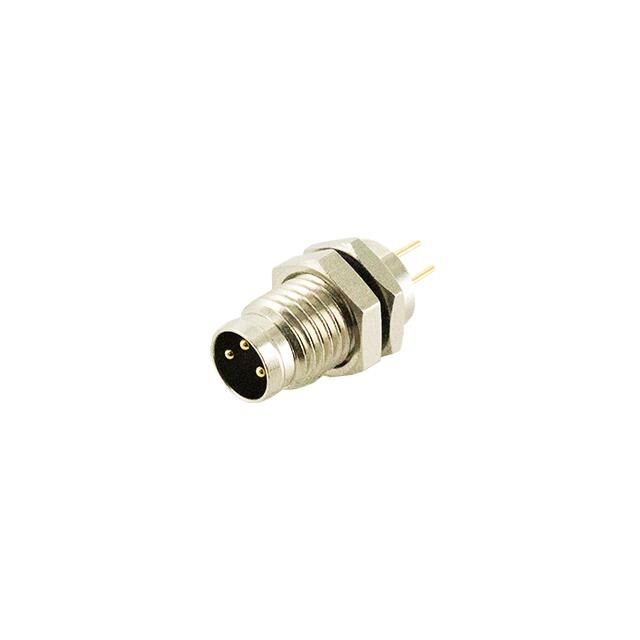 M8 A-CODE RECEPTACLE, 3PIN MALE