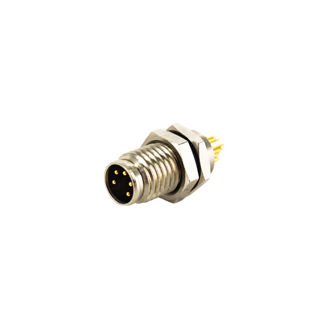 M8 A- CODE RECEPTACLE, 5PIN MALE