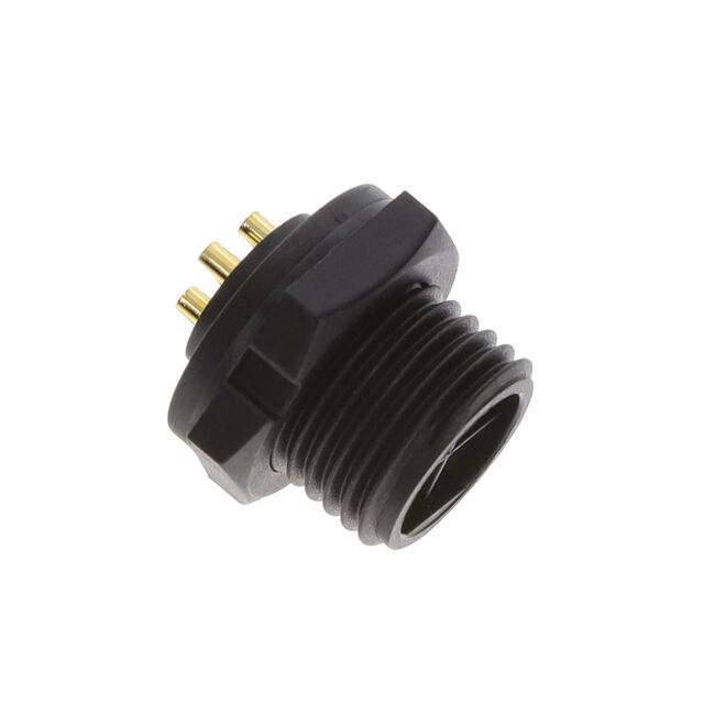 CONN RCPT MALE 4POS SOLDER CUP