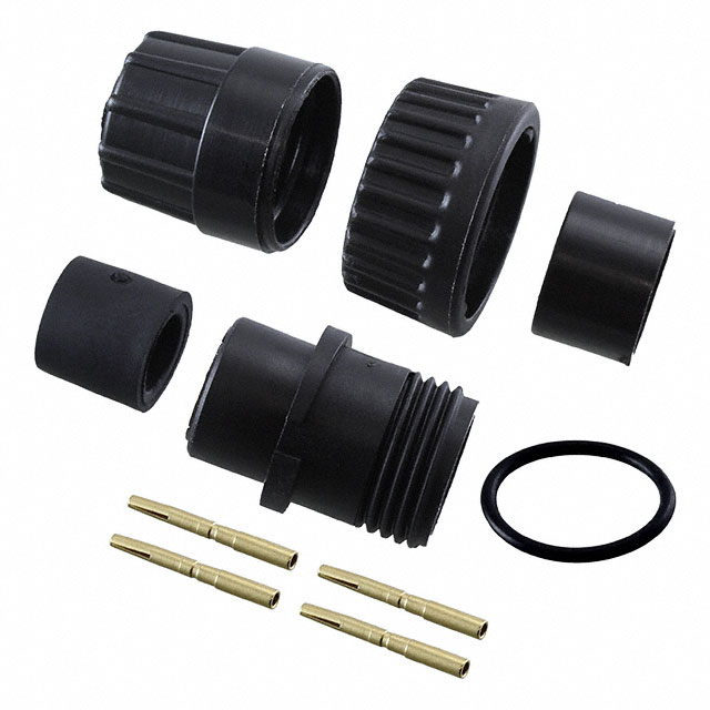 CONN PLUG MALE 4POS GOLD CRIMP