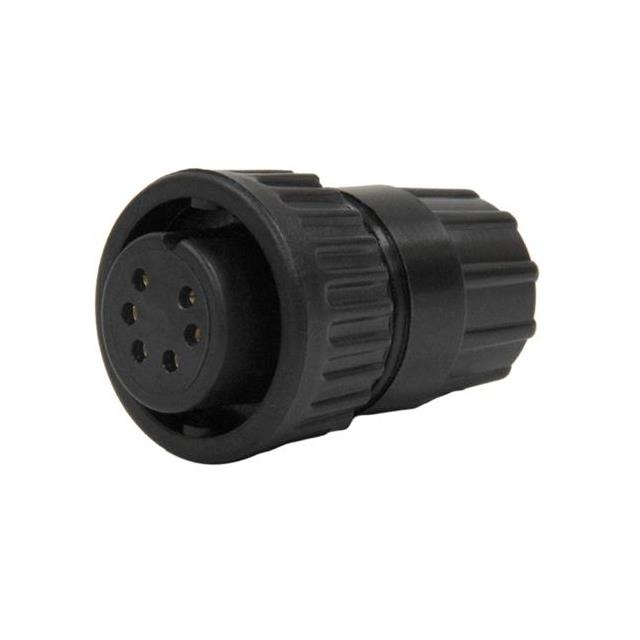 CONN PLUG FMALE 6POS GOLD CRIMP