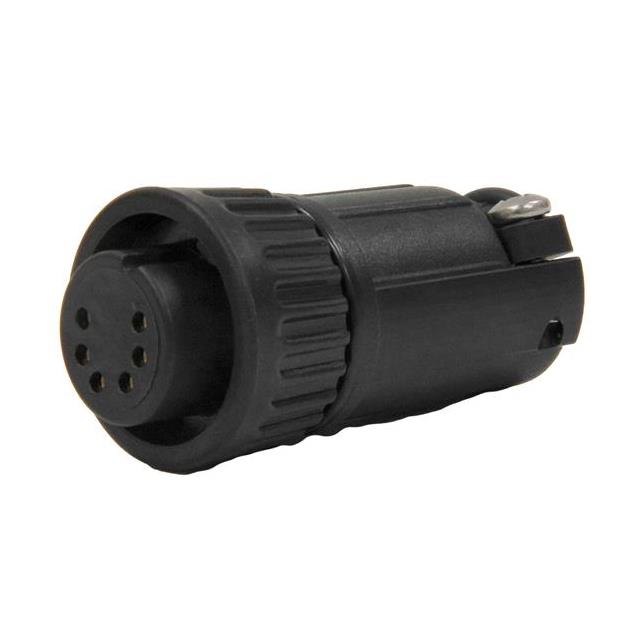 CONN PLUG FMALE 6POS GOLD CRIMP