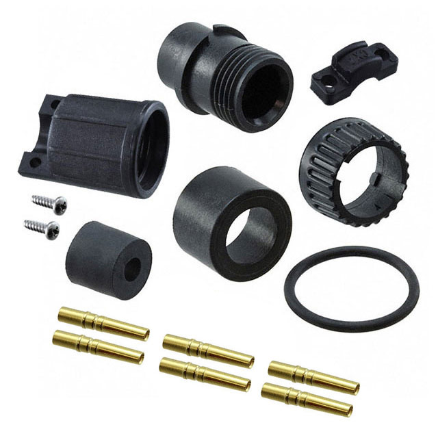 CONN PLUG FMALE 6POS GOLD CRIMP