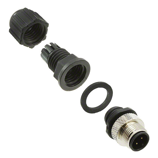 CONN PLUG MALE 4P GOLD SLDR CUP