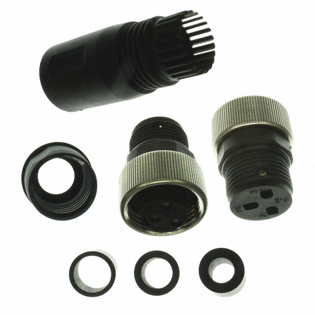 CONN PLUG FMALE 3POS GOLD SCREW