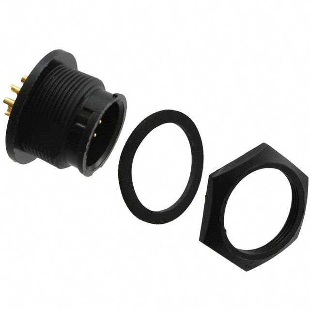 CONN RCPT MALE 7POS GOLD CRIMP