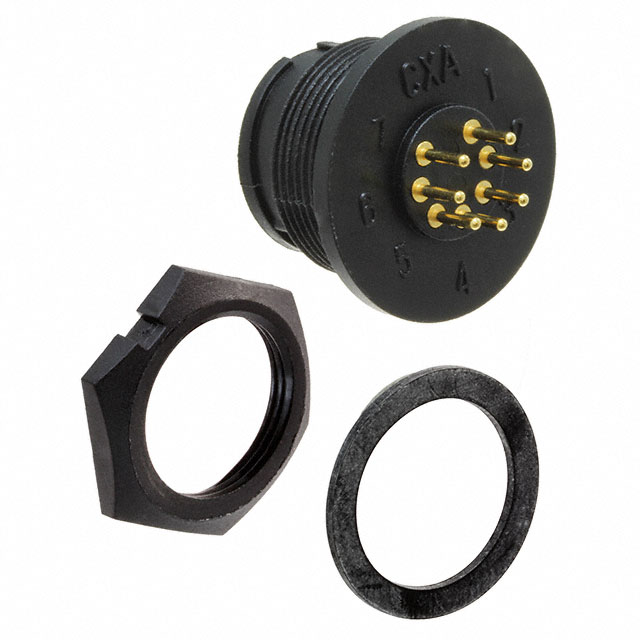 CONN RCPT MALE 7POS GOLD SOLDER