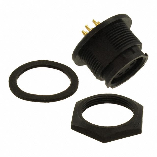 CONN RCPT FMALE 6POS GOLD SOLDER