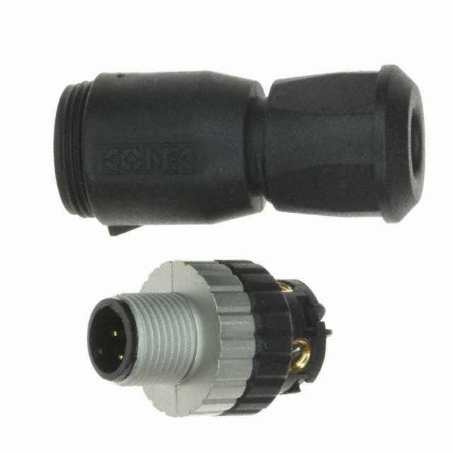 CONN RCPT MALE 4POS GOLD SCREW
