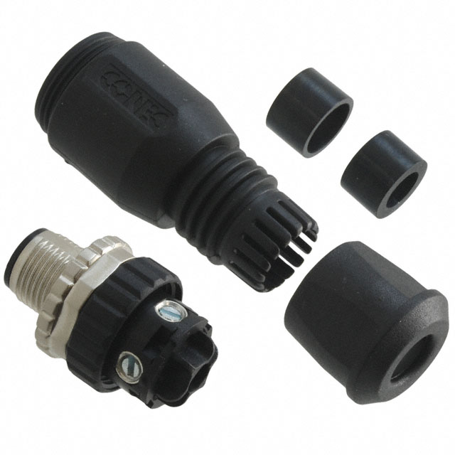 CONN RCPT MALE 4POS GOLD SCREW