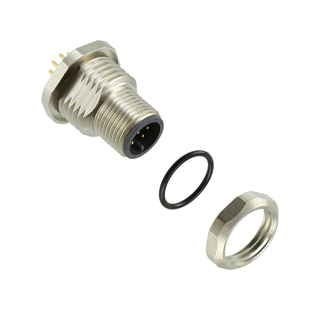 CONN RCPT MALE 8POS GOLD SOLDER