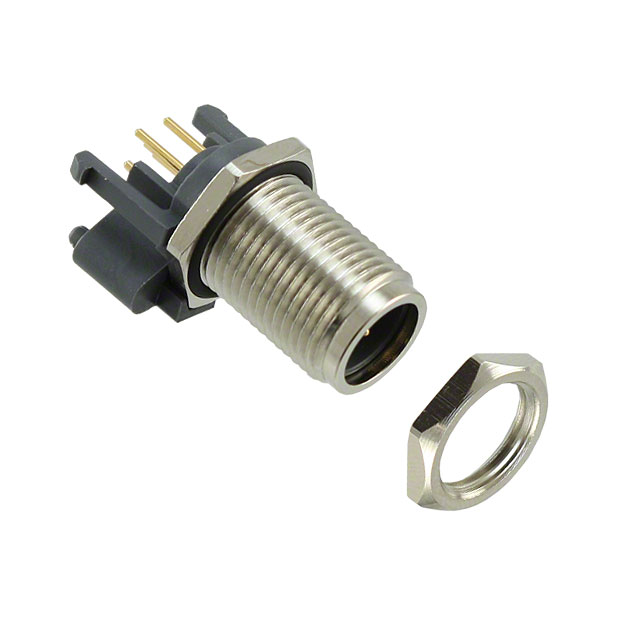 CONN RCPT MALE 5POS GOLD SOLDER