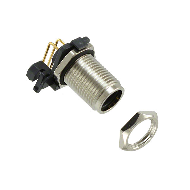 CONN RCPT MALE 4POS GOLD SOLDER