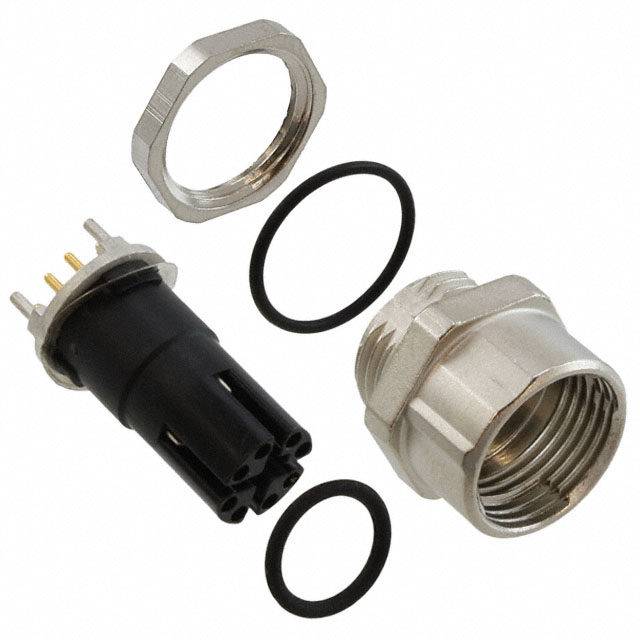 CONN PLUG FMALE 8POS GOLD SOLDER