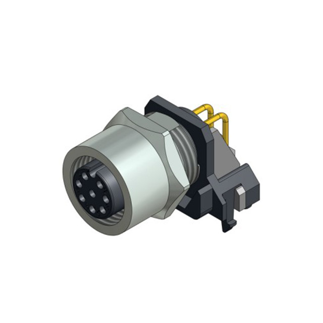 CONN PLUG FMALE 8POS GOLD SOLDER