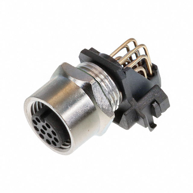 CONN PLUG FMALE 12POS GOLD SLDR