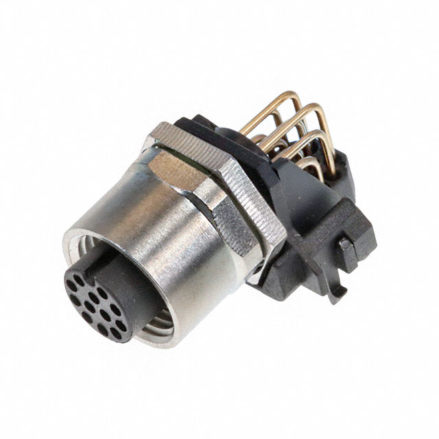 CONN PLUG FMALE 12POS GOLD SLDR