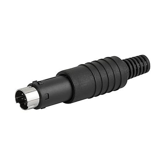 CONN PLUG MALE DIN 8P SOLDER CUP