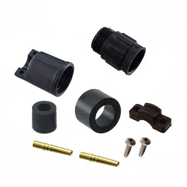 CONN RCPT FMALE 2POS GOLD CRIMP