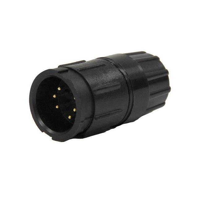 CONN RCPT MALE 6POS GOLD CRIMP