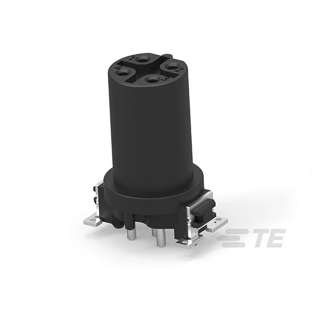 M12 FEMALE, B CODE, 5P, 17MM THR