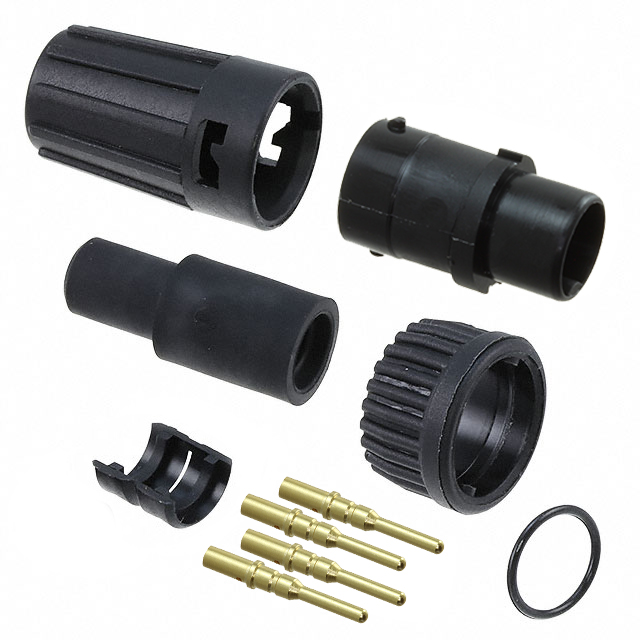 CONN PLUG MALE 4POS GOLD CRIMP