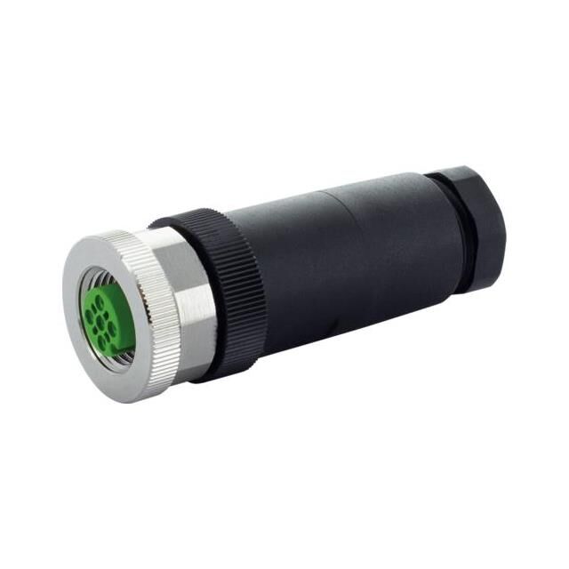 M12 FEMALE 0 A-COD. SCREW TERMIN