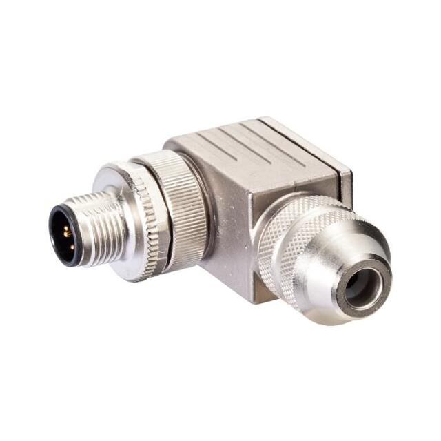 M12 MALE 90 B-COD. SCREW TERMINA