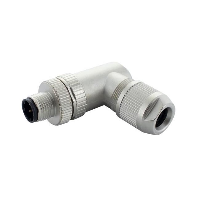 M12 MALE 90 D-COD. PUSH-LOCK 4-P