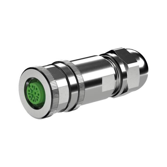 M12 FEMALE 0 A-COD. SCREW TERMIN