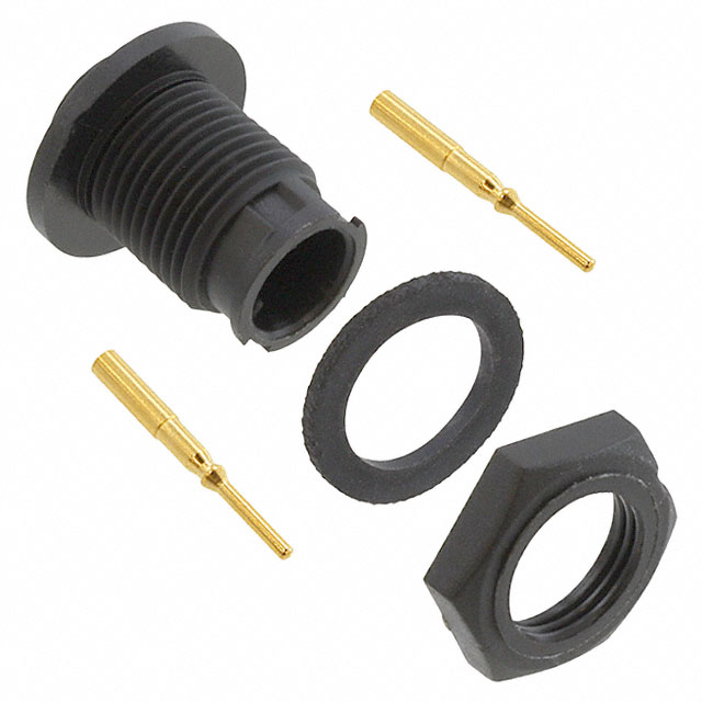 CONN RCPT MALE 2POS GOLD CRIMP