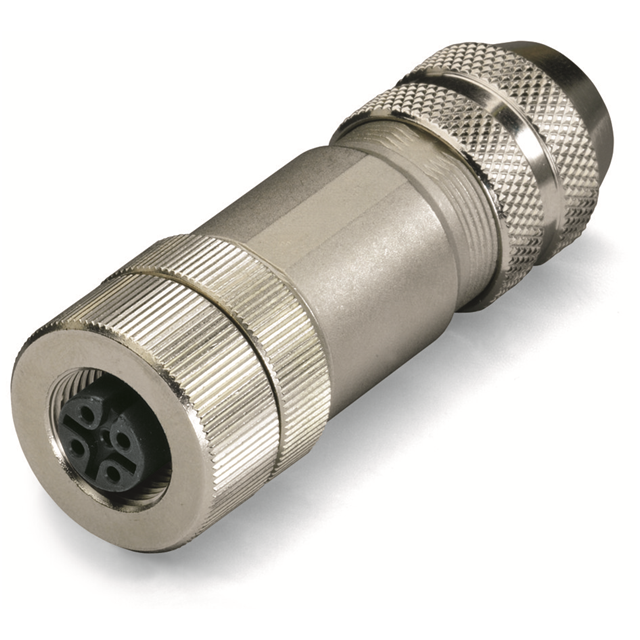 M12 SOCKET; A-CODED; STRAIGHT; C